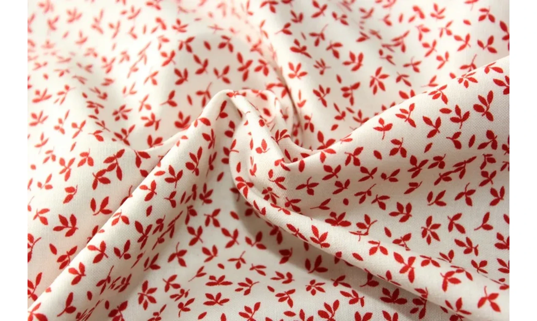 Tissu petites feuilles