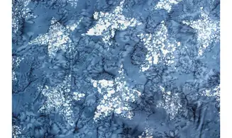 Batik bleu étoiles