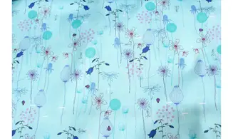 Tissu turquoise roadside