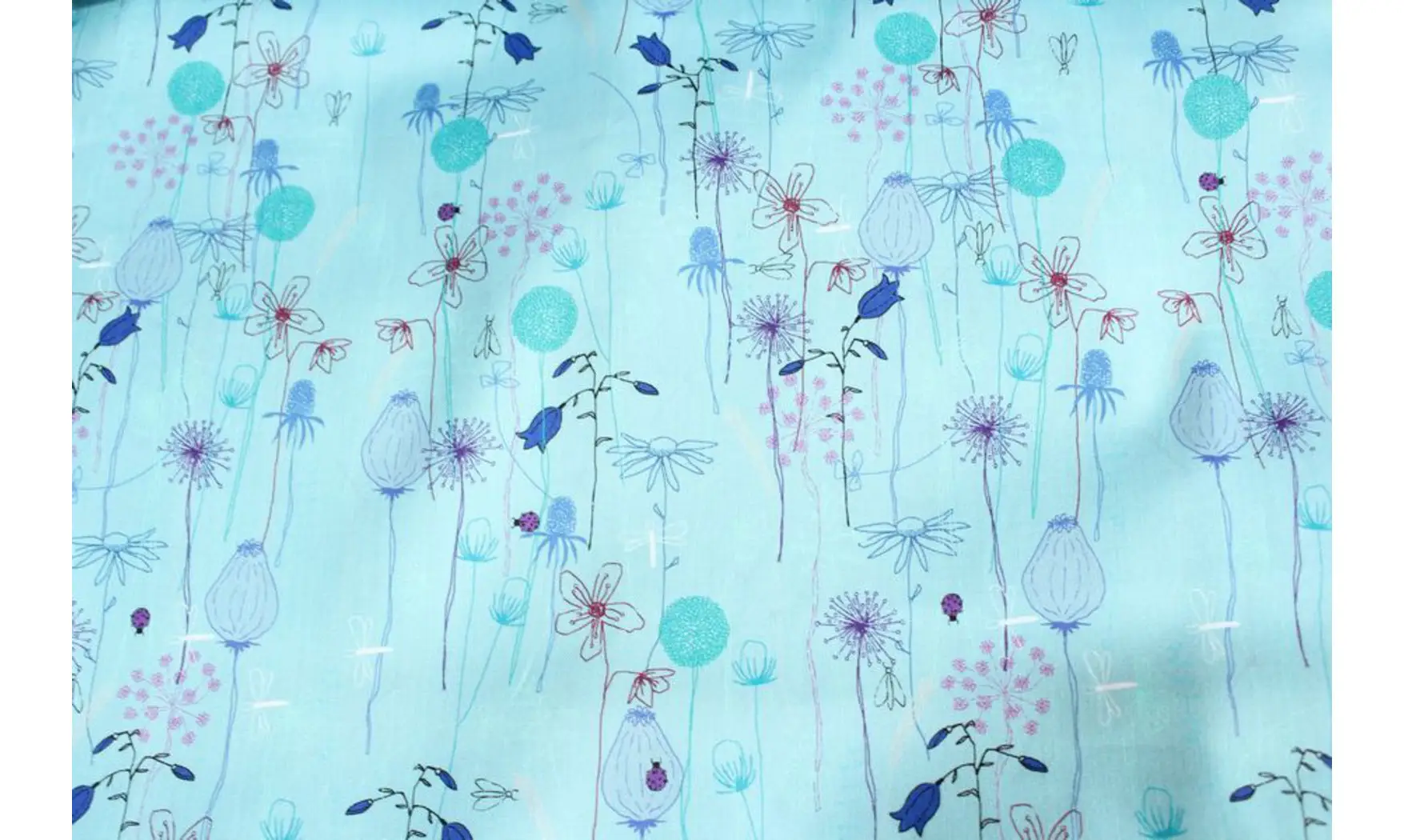 Tissu turquoise roadside