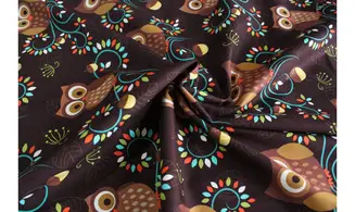 Tissu hiboux