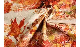 Tissu jardin oriental