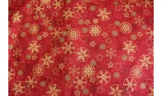 Tissu frosty snowflake