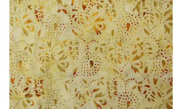 Batik jaune pale imprimé