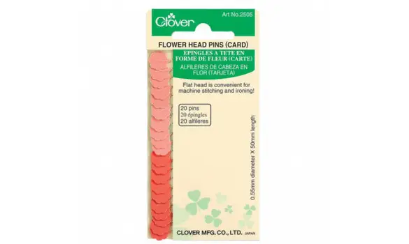 20 épingles tête de fleur
