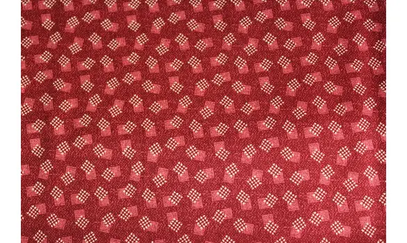 Tissu Missie rouge